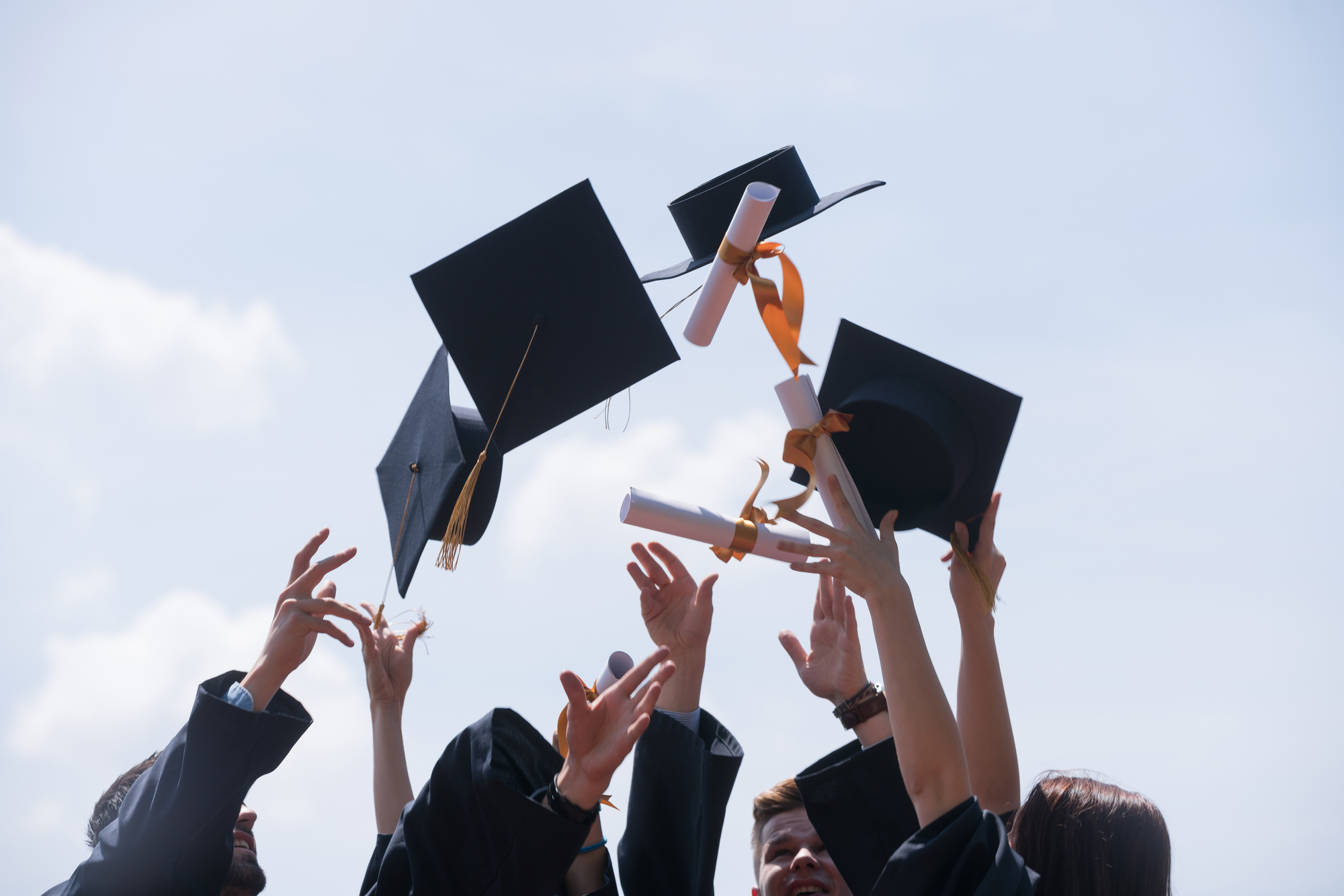 High School Students Graduation