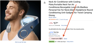 OVIFM Neck Air Conditioner